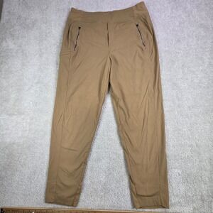 Athleta Trekki Mid Rise Relaxed Jogger Women's 12 Tan